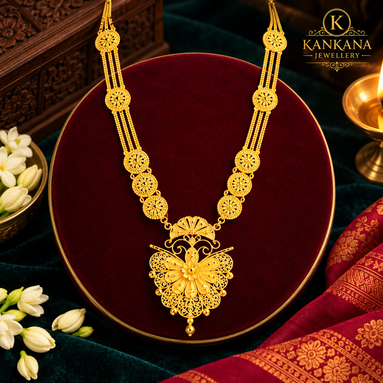 24K Gold Plated Rajnandini Sitahar