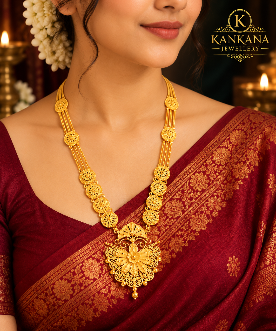 24K Gold Plated Rajnandini Sitahar