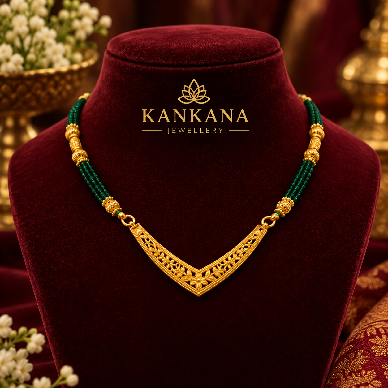 24K Gold Plated Anindita Necklace