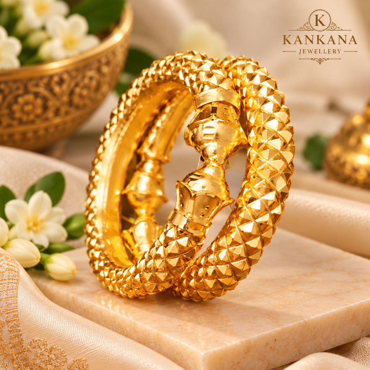 24K Gold Plated Hirakchhata Bala