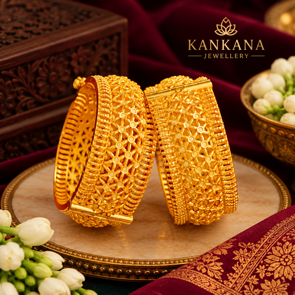 24K Gold Plated Mohini Chur