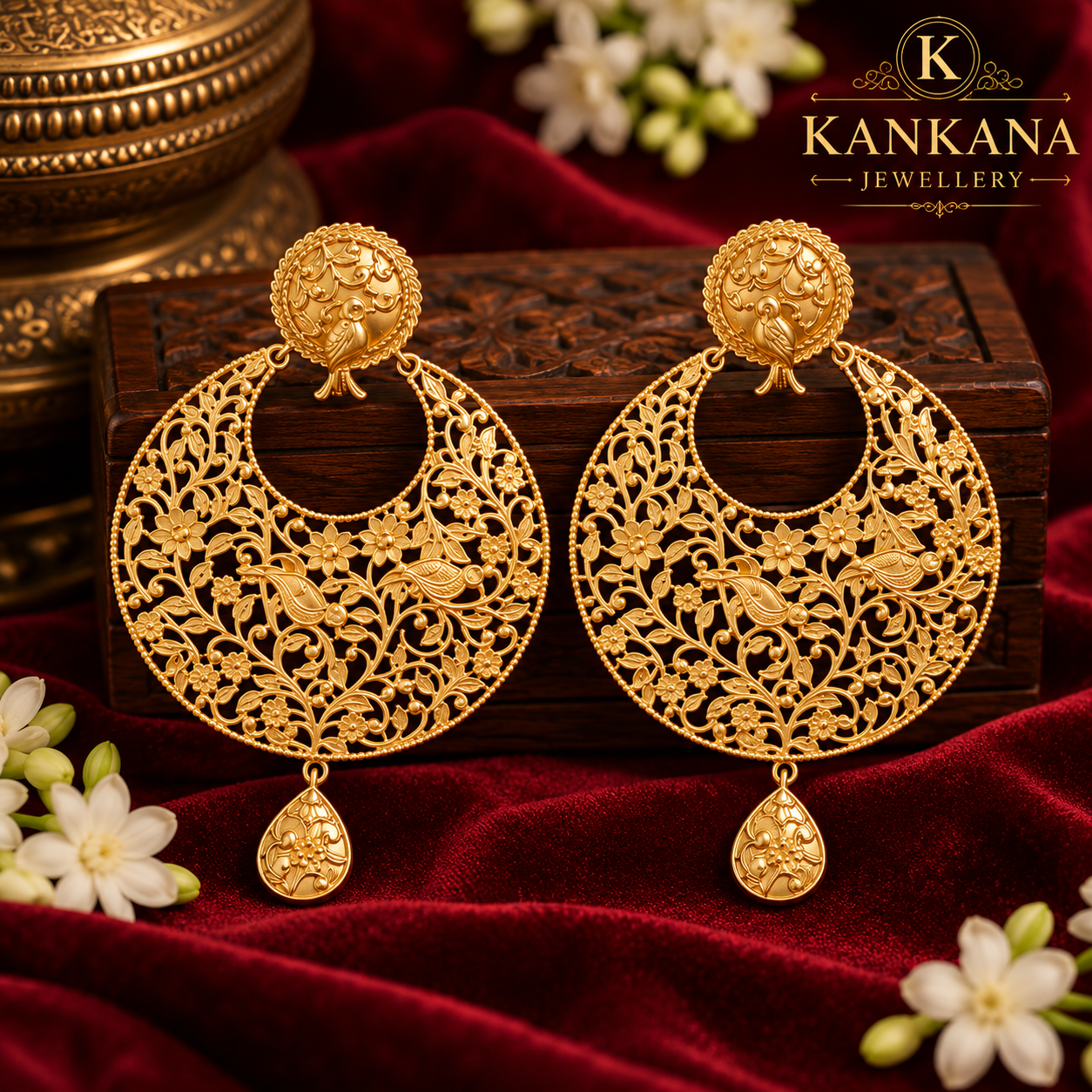 24KT Premium Gold plated Mayurlata Kaanbali
