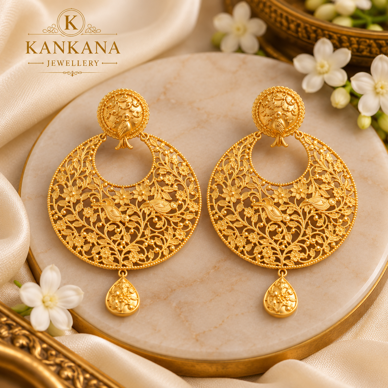 24KT Premium Gold plated Mayurlata Kaanbali